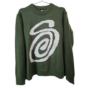 Stussy Swirl Knit Sweater